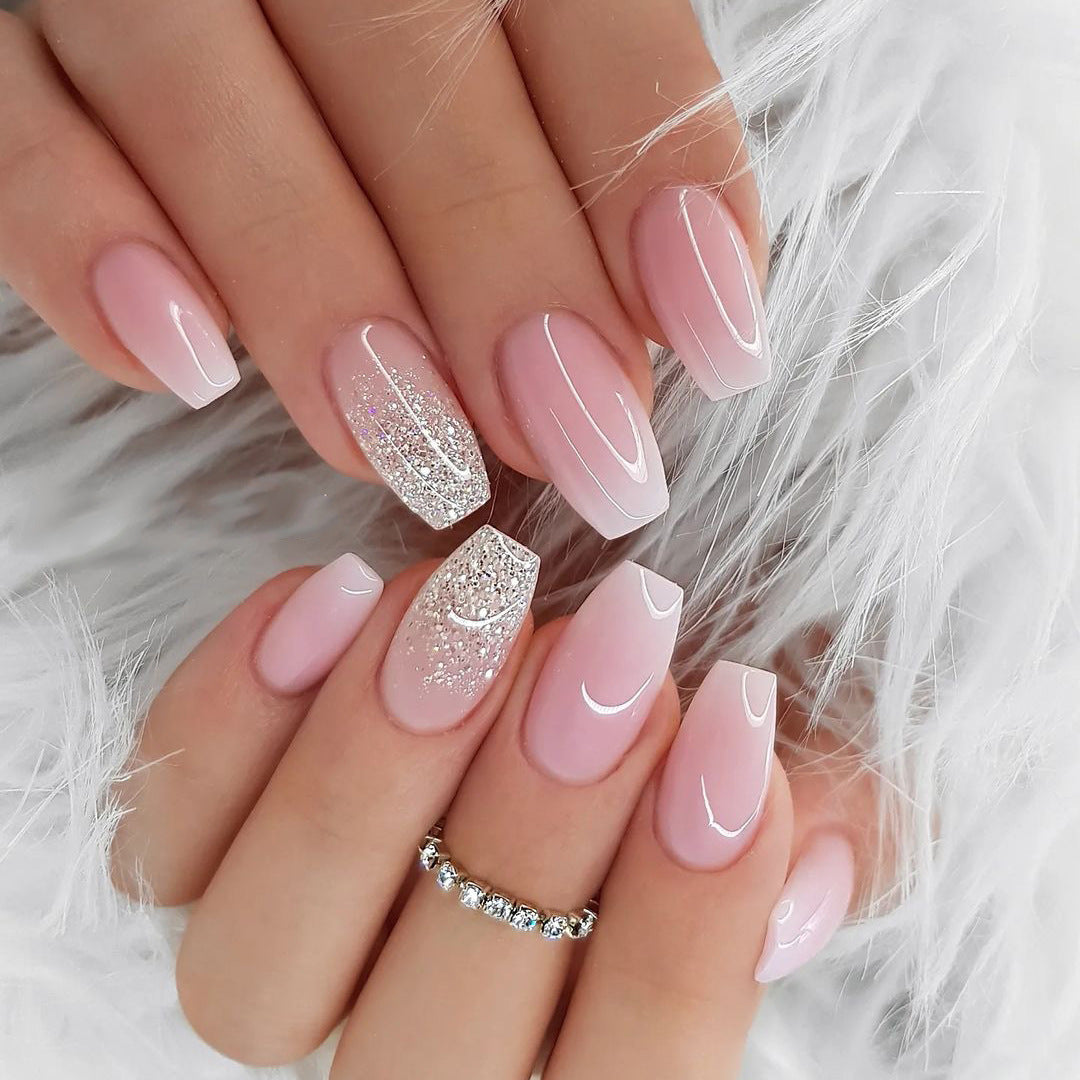 Pink Bling - Press On Nails