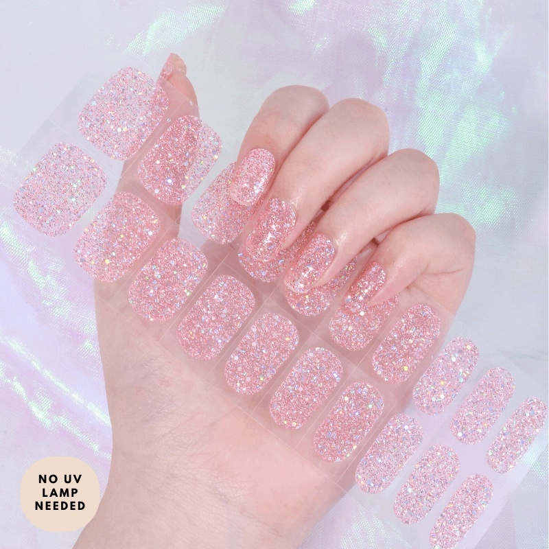 Pink Marshmallow-Gel Nail Strips-Outlined