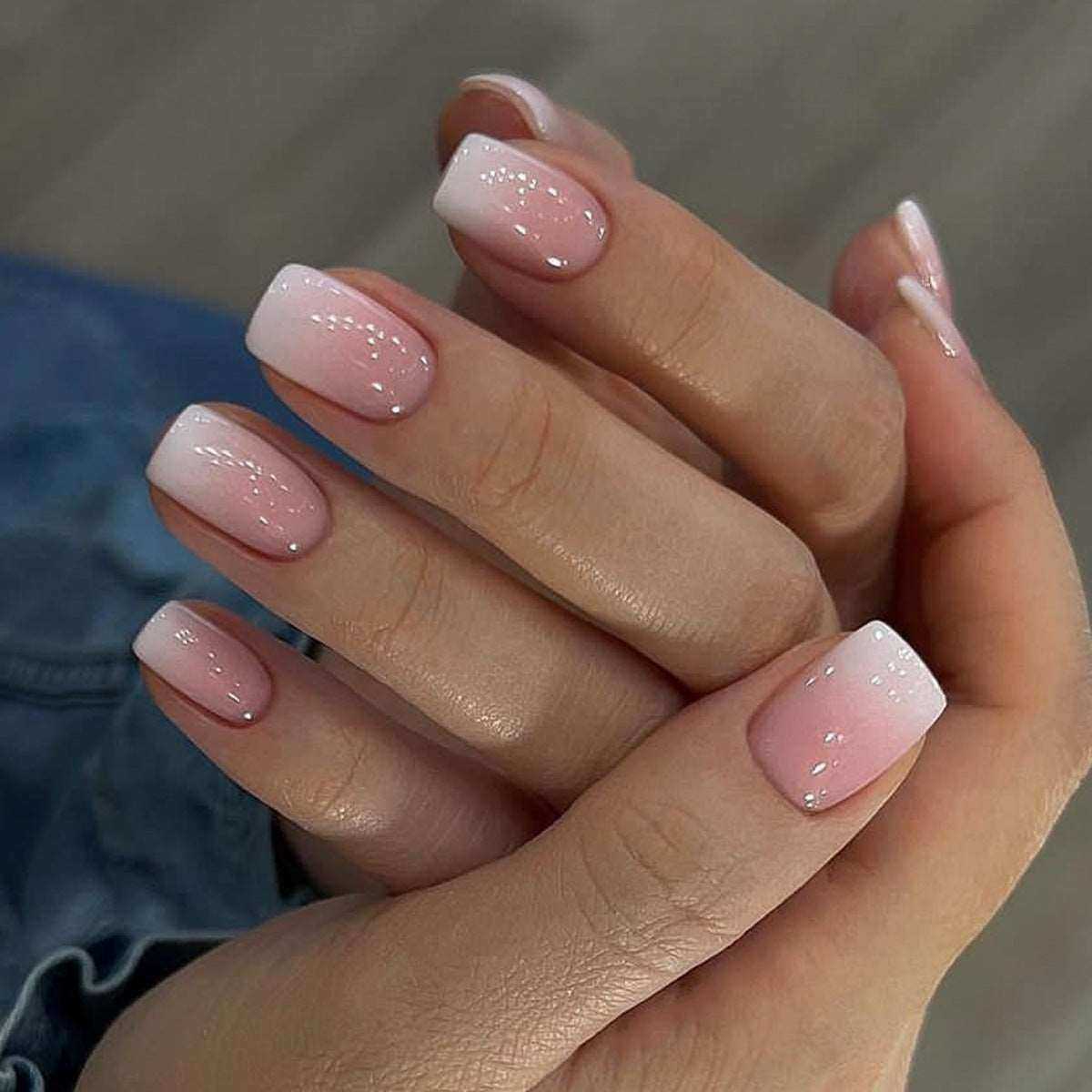 Pink Whispers-Press on Manicure-Outlined