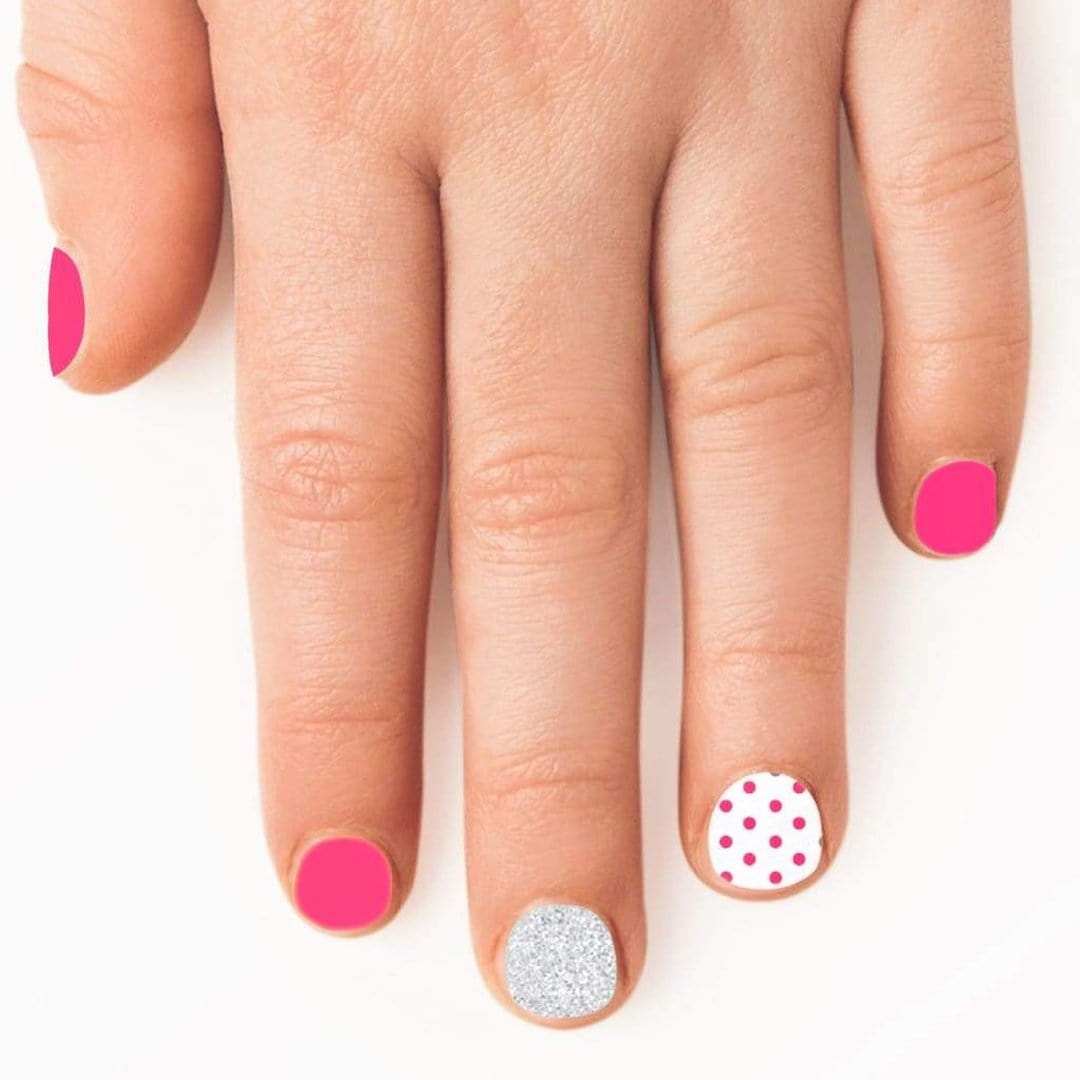 Polka Dots (Kids)-Kids Nail Wraps-Outlined