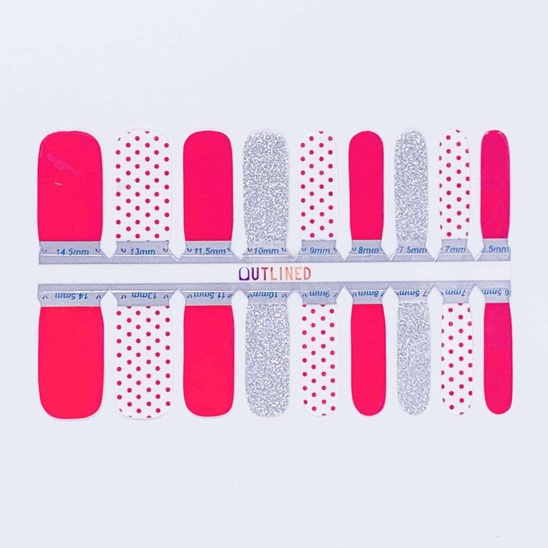 Polka Dots (Kids)-Kids Nail Wraps-Outlined