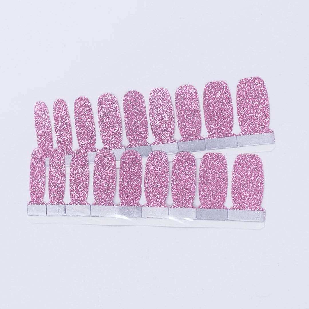 Pom Pom Pink-Adult Nail Wraps-Outlined