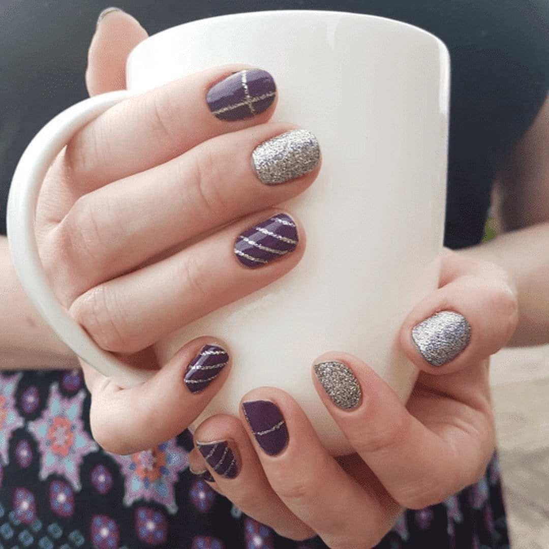 Purple Haze-Adult Nail Wraps-Outlined