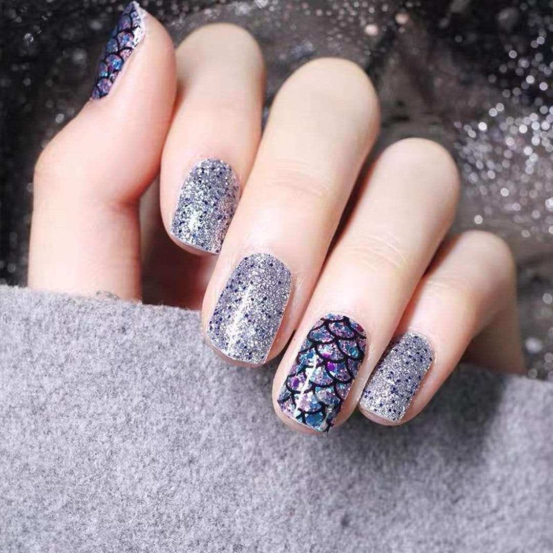 Sea and Sky-Adult Nail Wraps-Outlined