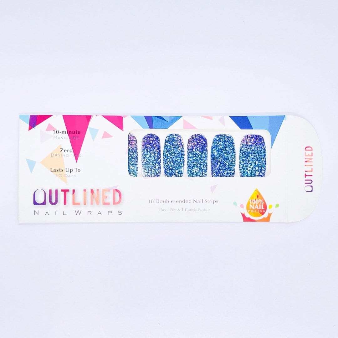 Sea Princess-Adult Nail Wraps-Outlined