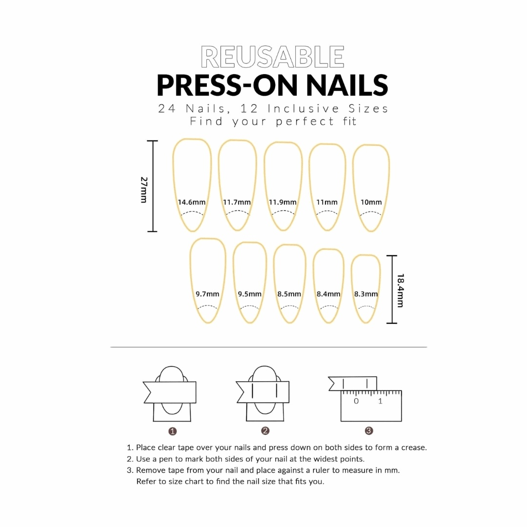 Sea Sea Green-Press on Manicure-Outlined