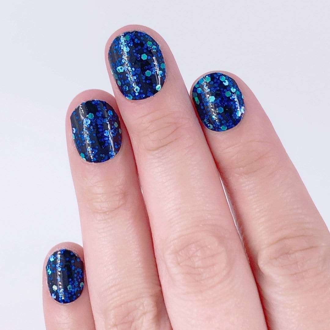 Shining Sea-Adult Nail Wraps-Outlined