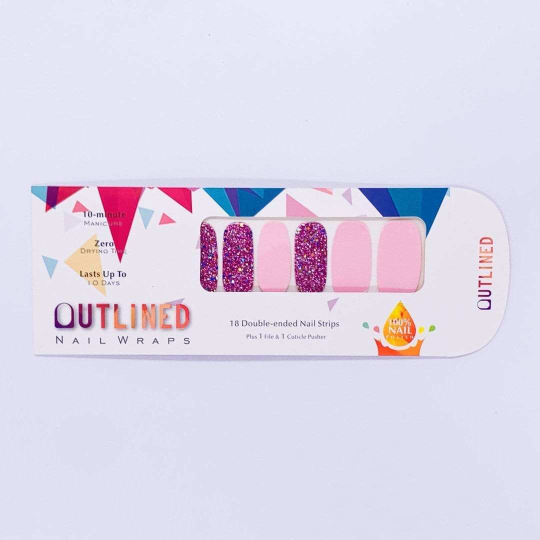 Spaced Out-Adult Nail Wraps-Outlined