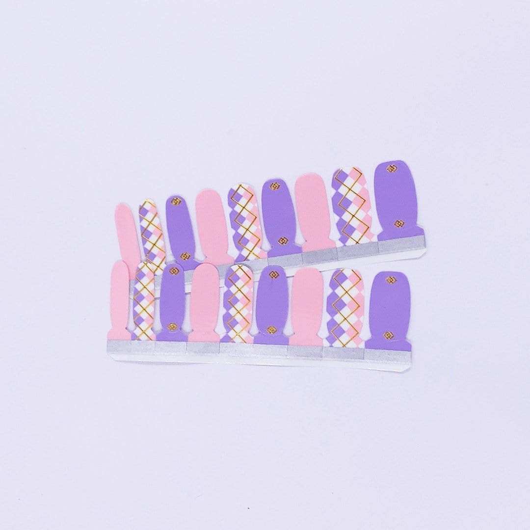 Square Rhapsody-Adult Nail Wraps-Outlined