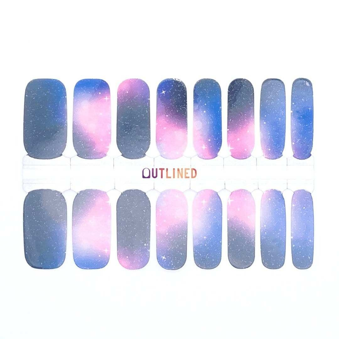 Star Dust-Adult Nail Wraps-Outlined