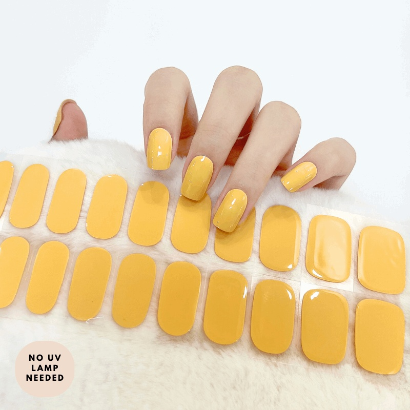 Sunflower-Gel Nail Strips-Outlined