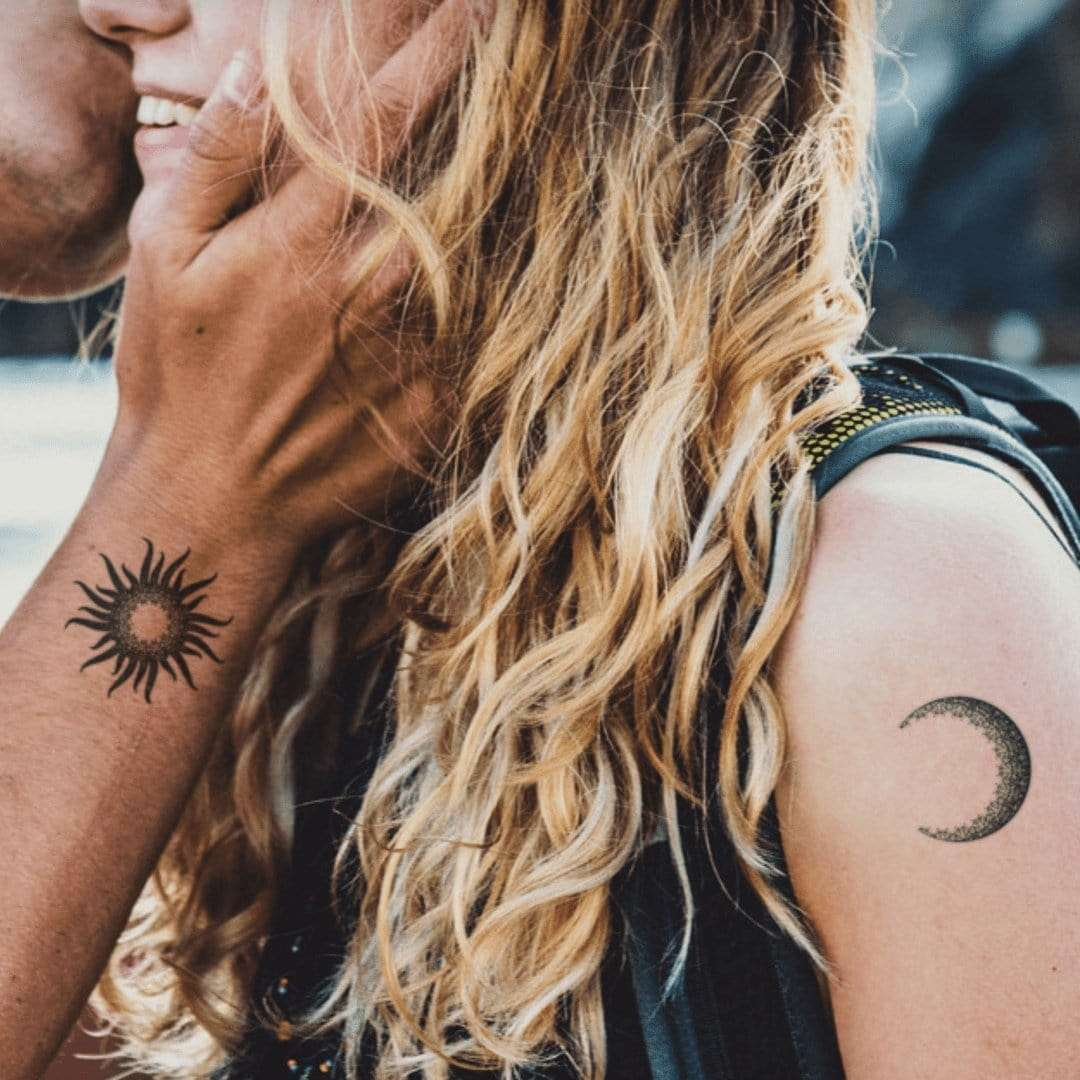 The Sun and the Moon-Jagua Tattoos-Outlined