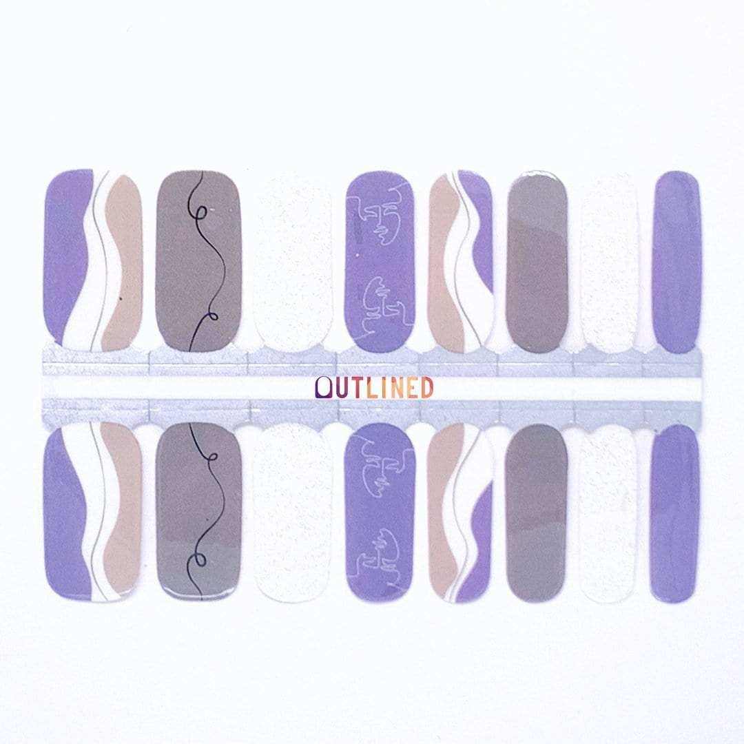 The Zen Life-Adult Nail Wraps-Outlined