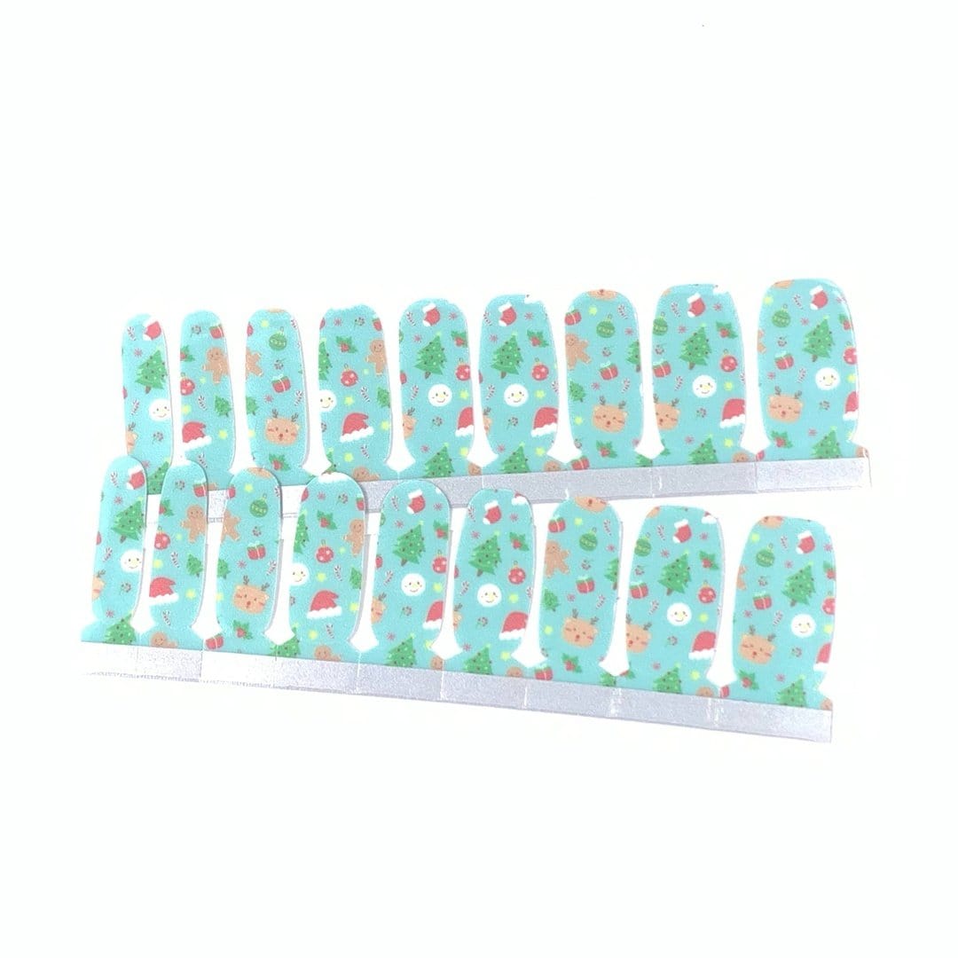 Tinsel Time-Adult Nail Wraps-Outlined