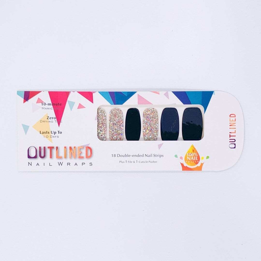 Top Secret-Adult Nail Wraps-Outlined