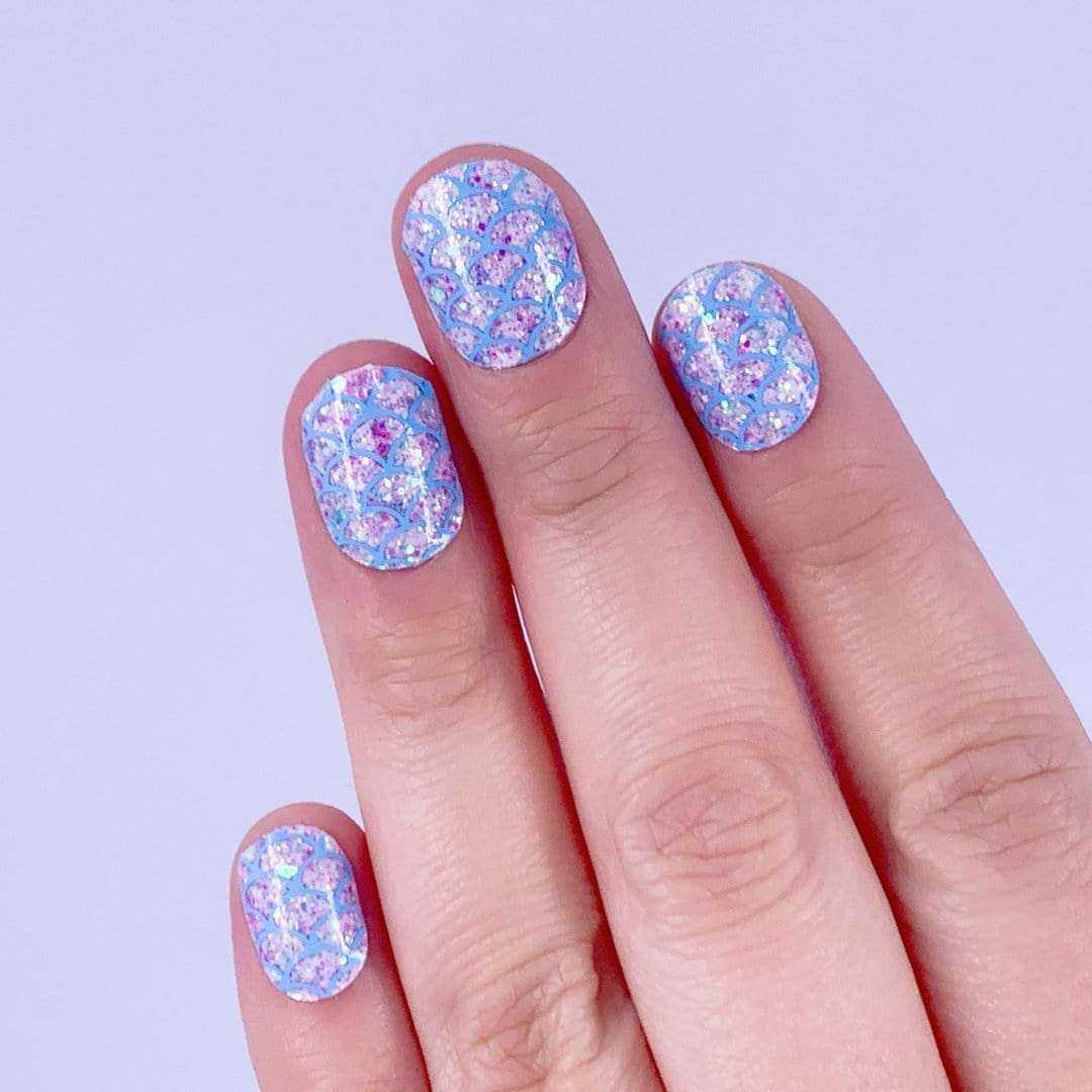Under the Sea-Adult Nail Wraps-Outlined