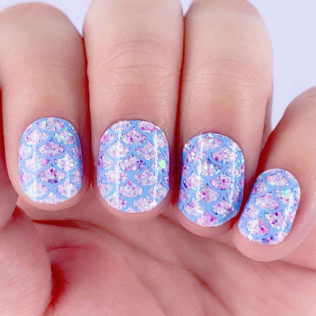 Under the Sea-Adult Nail Wraps-Outlined