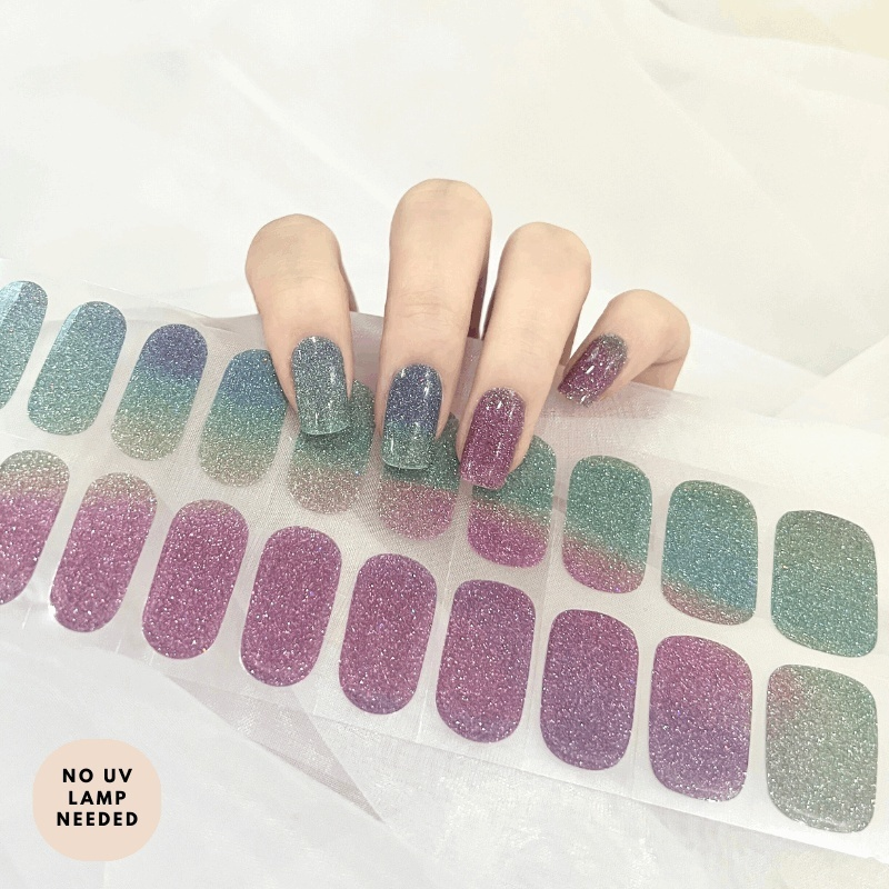 Unicorn Sparkles-Gel Nail Strips-Outlined