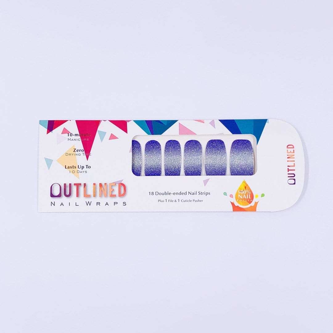 Up All Night-Adult Nail Wraps-Outlined