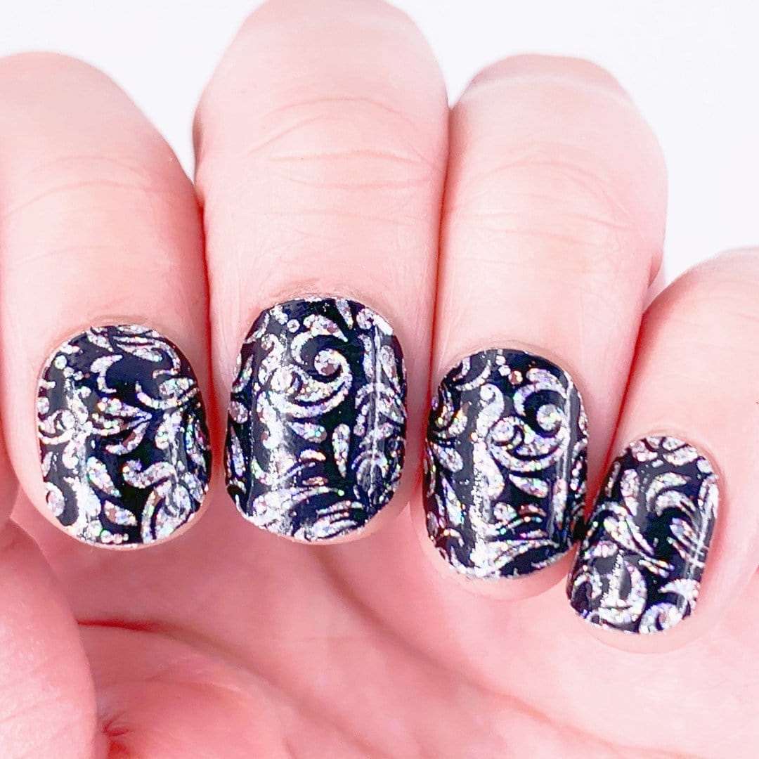 Vintage-Adult Nail Wraps-Outlined