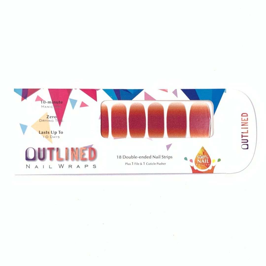 Watermelon Glaze-Adult Nail Wraps-Outlined