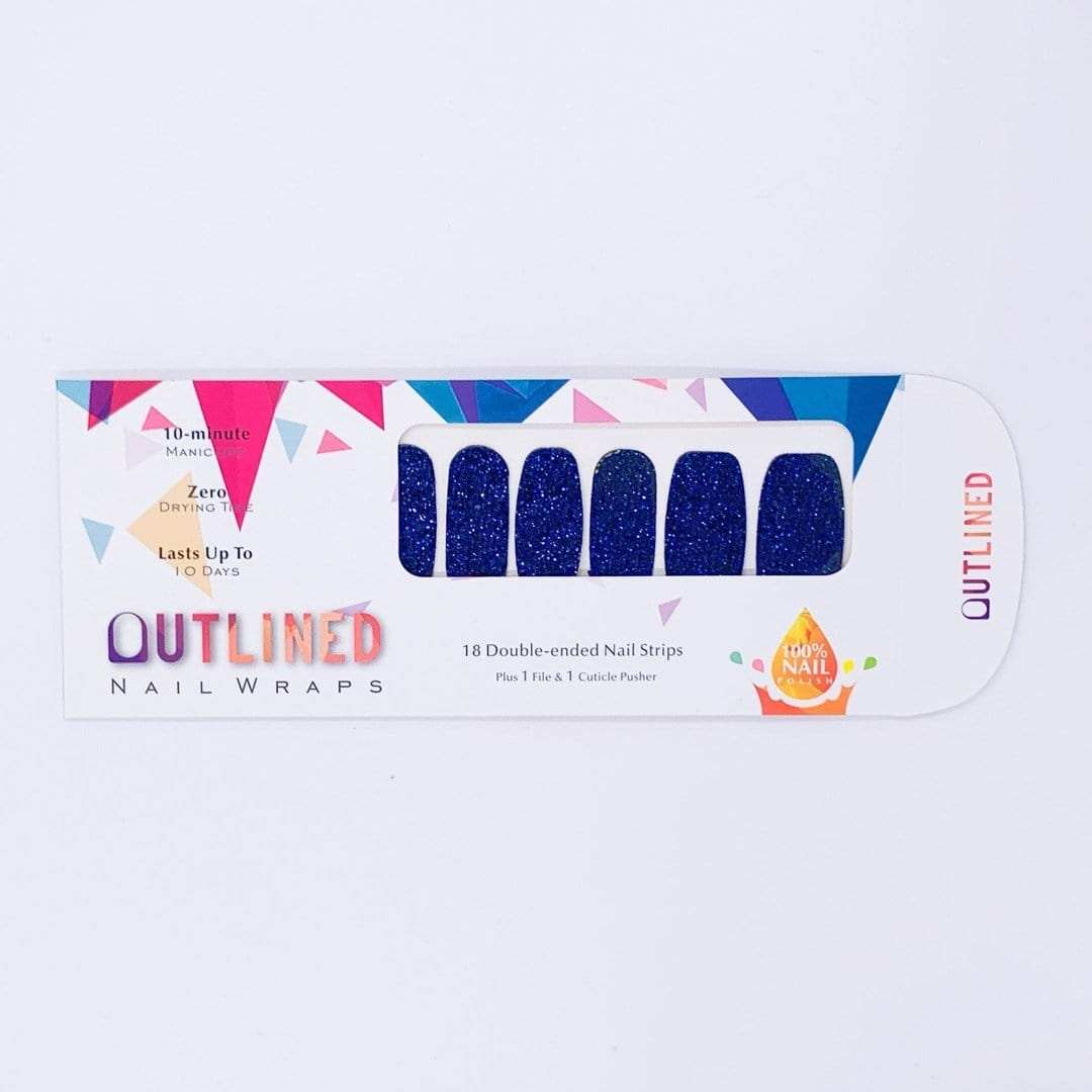 When the Sun Goes Down-Adult Nail Wraps-Outlined