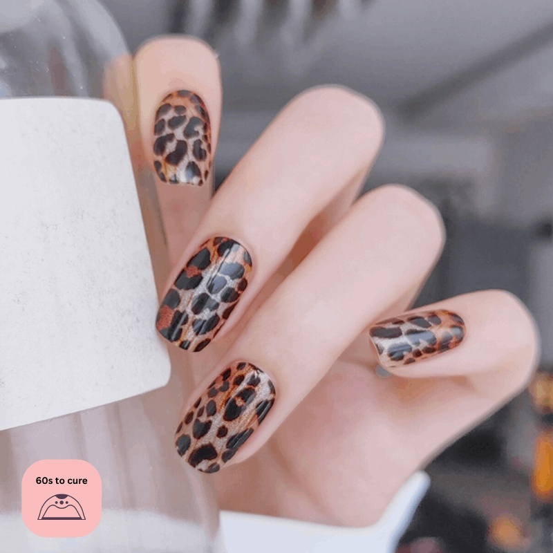 Wild at Heart-Semi Cured Gel Strips-Outlined