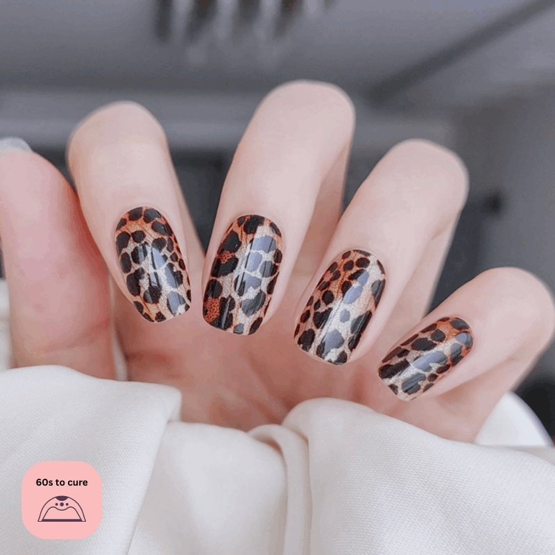 Wild at Heart-Semi Cured Gel Strips-Outlined