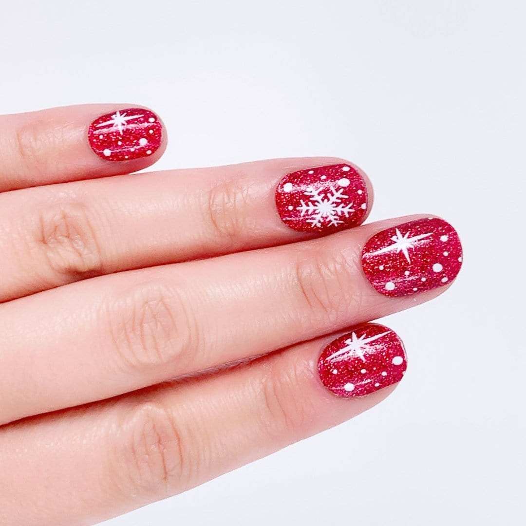 Winter Wonderland-Adult Nail Wraps-Outlined