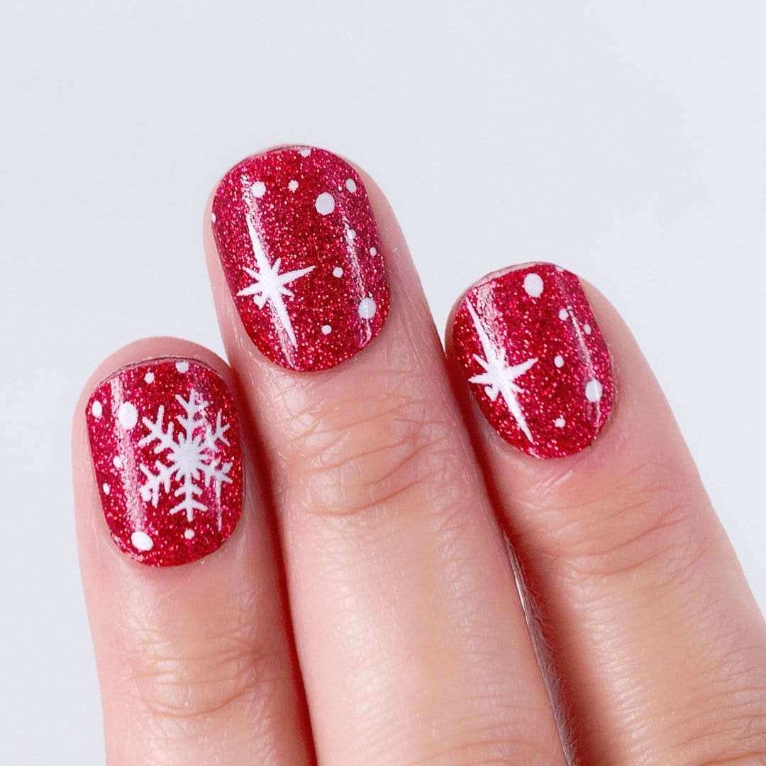 Winter Wonderland-Adult Nail Wraps-Outlined