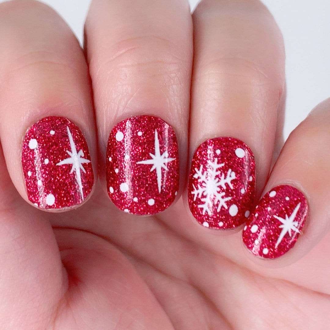 Winter Wonderland-Adult Nail Wraps-Outlined