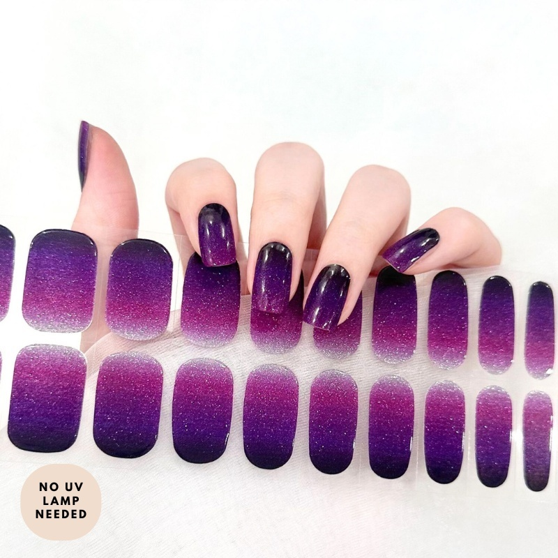 Wisteria-Gel Nail Strips-Outlined